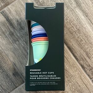 Starbucks Reusable Hot Cups - Mint, Coral, Blue, Lavender, White - Spring/Easter